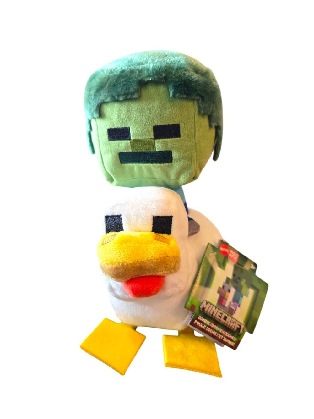 Minecraft Plush Zombie Chicken Jockey 8 inch Plush Stuffed Animal Toy NEW
